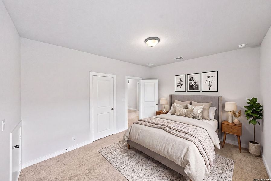Furnished interior view inside a new home in Davis Ranch 60', San Antonio (Image 13).