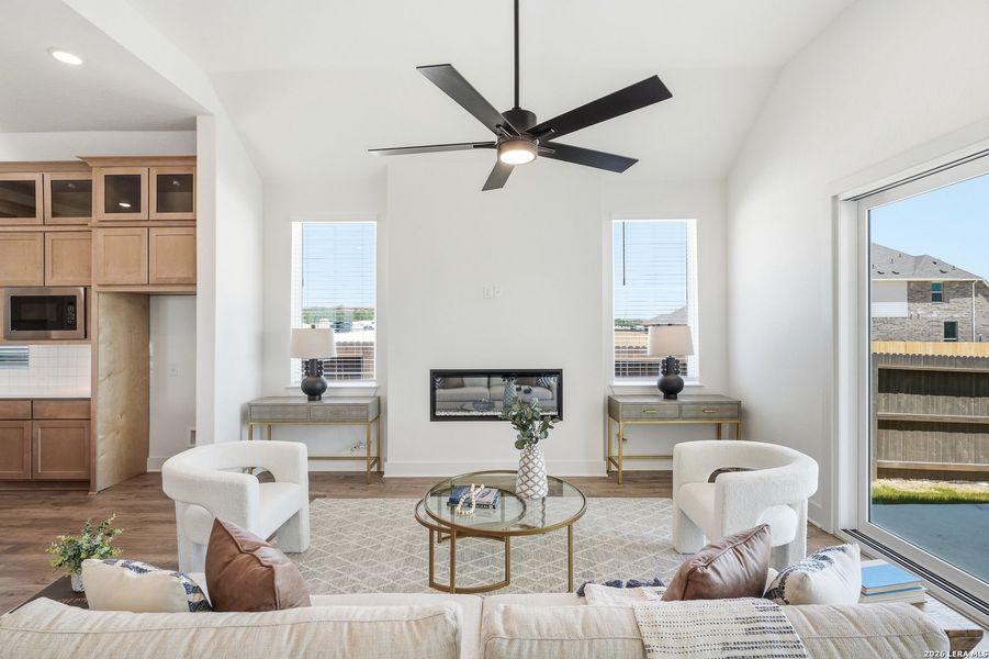 Furnished interior view inside a new home in Prominence Urban, San Antonio (Image 17).