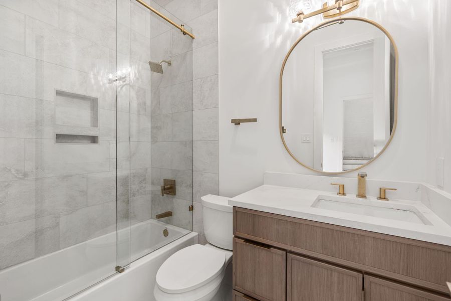 Furnished interior view inside a new home in , Houston (Image 19).