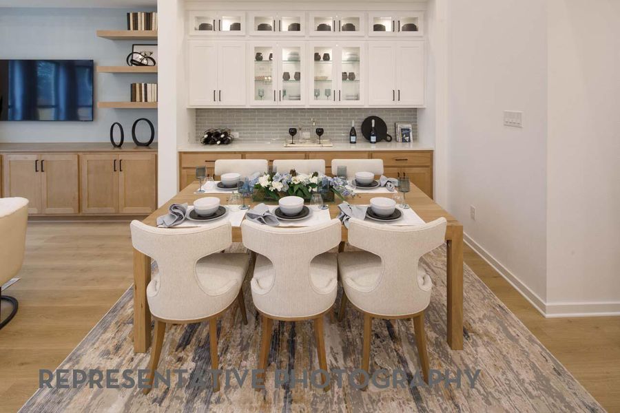 Furnished interior view inside a new home in Easton Park, Austin (Image 25).