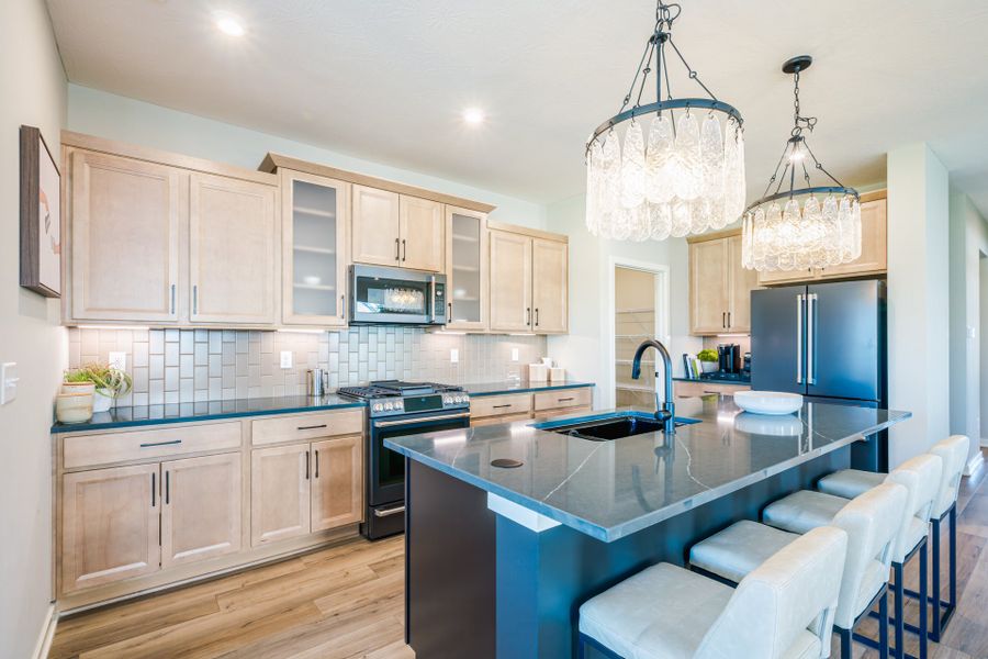 Representative furnished interior of a home built from the Camden by Fischer Homes in Easton Park, Dallas (Image 10).