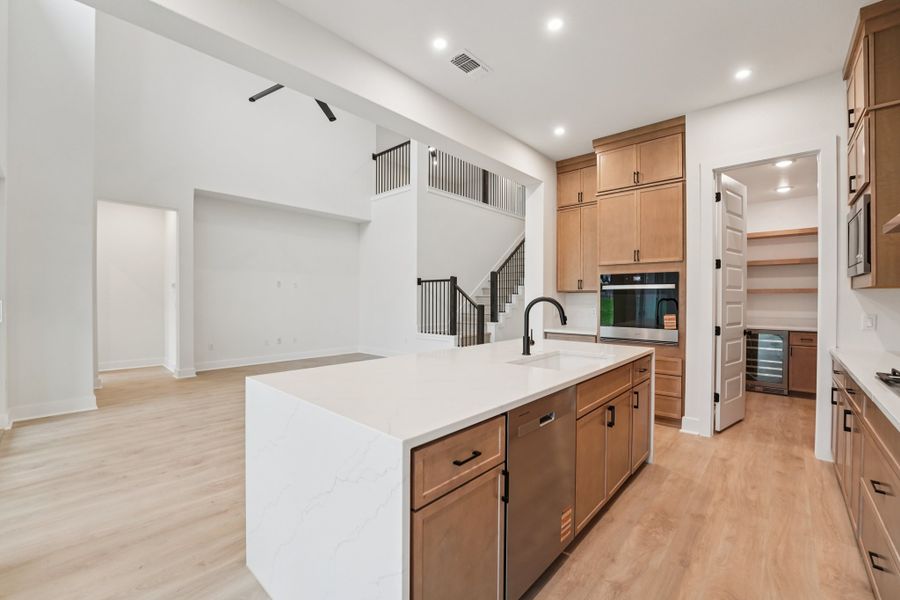 Furnished interior view inside a new home in Sauls Ranch, Round Rock (Image 6).