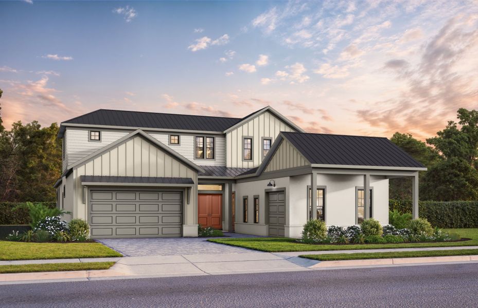 Representative exterior photo of a completed home built from the Madeira by DiVosta in Amara, Lake Worth, FL (Image 1). Representative exterior photo of a completed home built from the Madeira by DiVosta in Amara, Lake Worth, FL (Image 1).