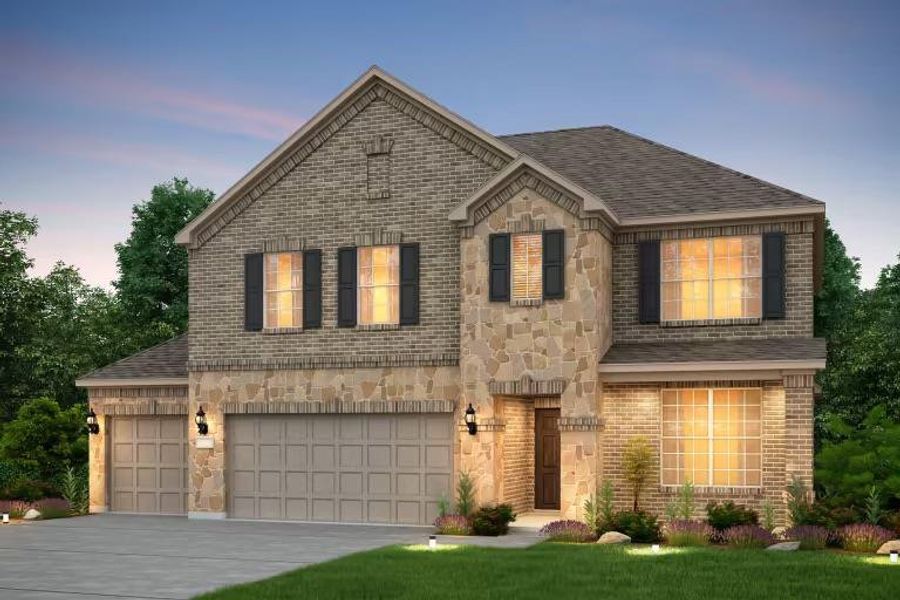 Pulte Homes, Caldwell elevation B, rendering Pulte Homes, Caldwell elevation B, rendering