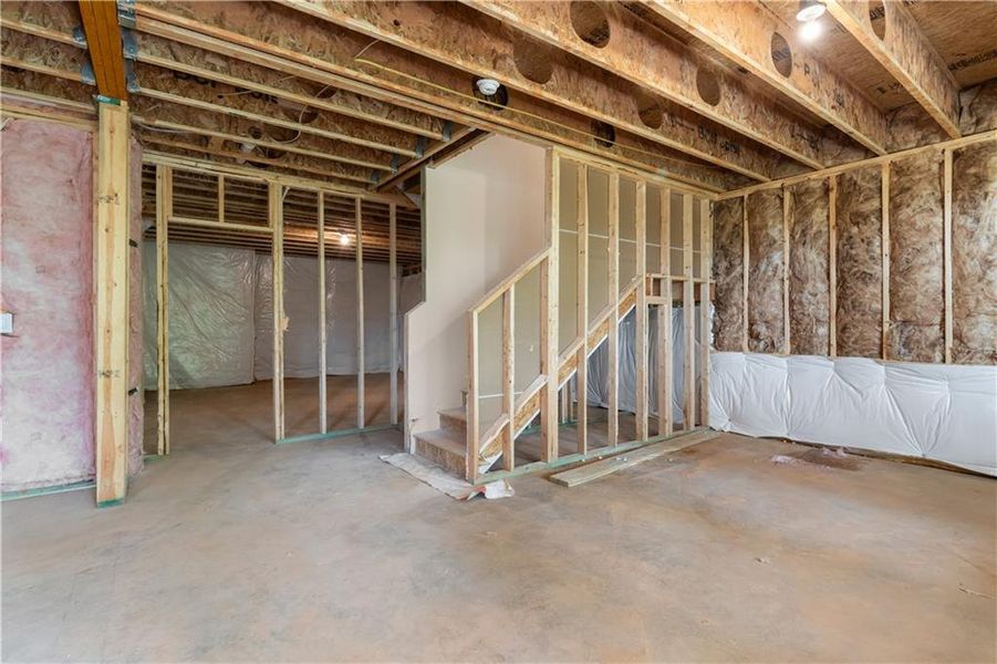 In-progress construction of a new home in Tiberon Woods, Cumming, GA (Image 40).