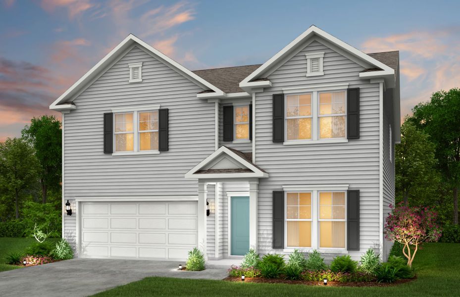 Front exterior of a home in the Hamlet at Carothers Crossing community, located in La Vergne, TN (Image 9).