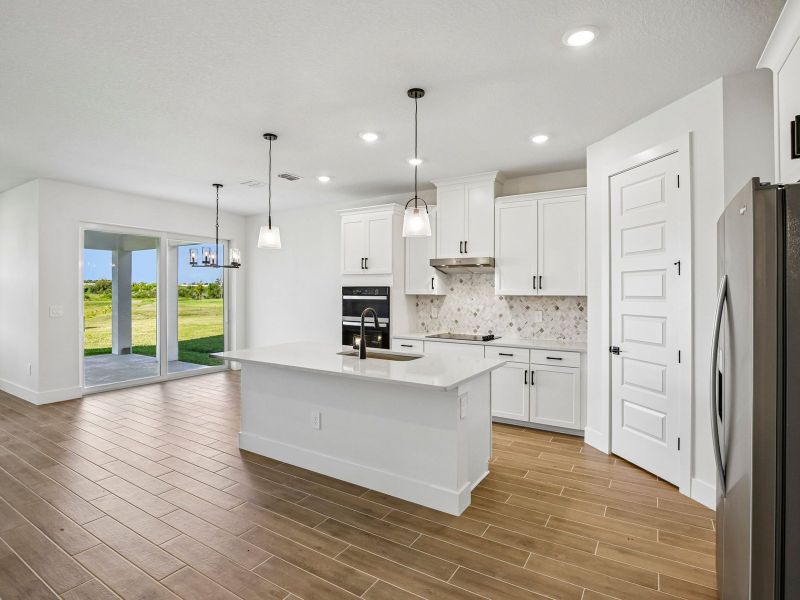 Furnished interior view inside a new home in Magnolia Bay - Reserve Series, Nokomis (Image 7).