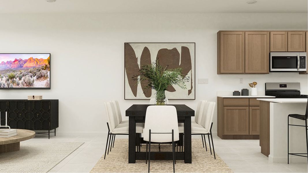 Representative furnished interior of a home built from the Cambria Plan 3071 by Lennar in Ventana Ranch: Crest, Buckeye (Image 27).