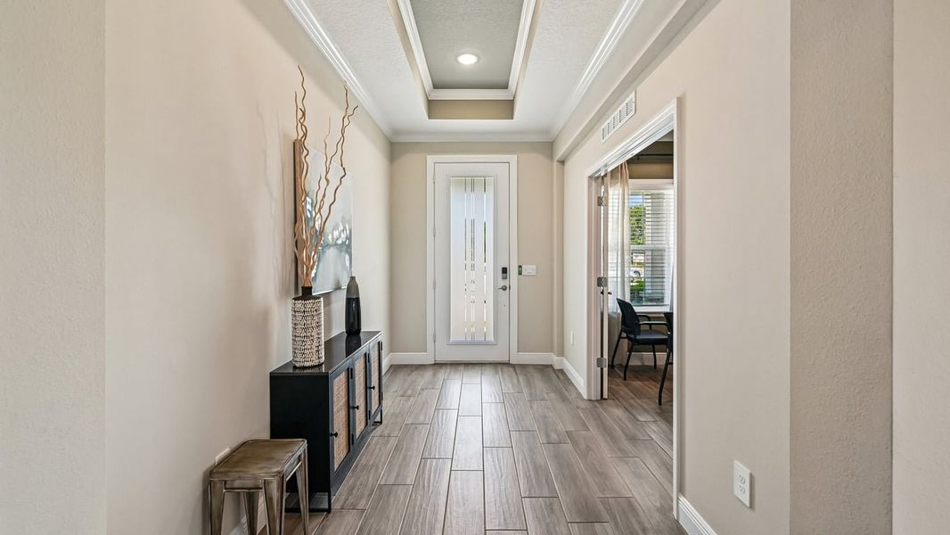 Furnished interior view inside a new home in Vero Lake Estates, Vero Beach (Image 17).
