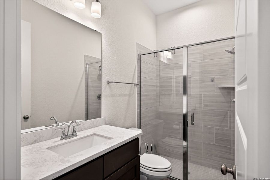 Furnished interior view inside a new home in , Bulverde (Image 29).