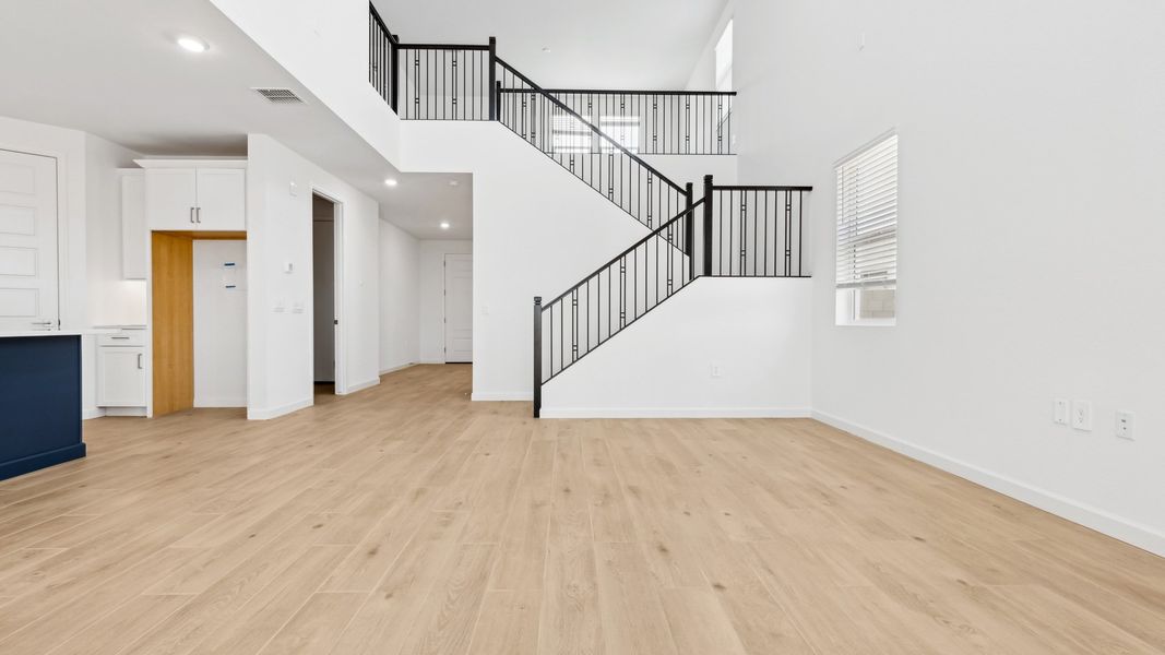 Representative unfurnished interior of a home built from the Phoenician by D.R. Horton in The Ridge at Stone Butte, Phoenix (Image 23). Representative unfurnished interior of a home built from the Phoenician by D.R. Horton in The Ridge at Stone Butte, Phoenix (Image 23).