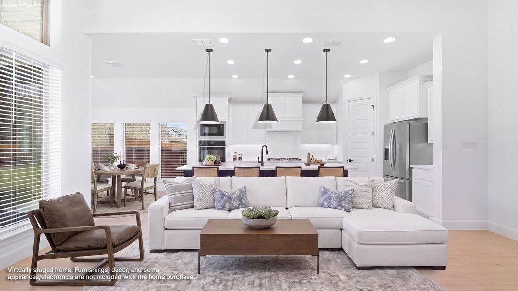 Furnished interior view inside a new home in Talon Hills, Fort Worth (Image 8).