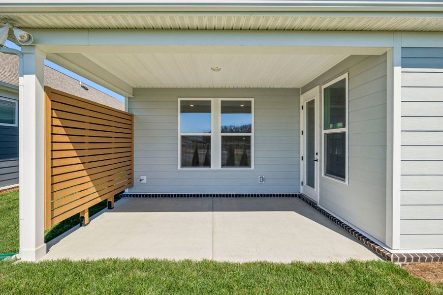Exterior details and patio area of a home in Del Webb Barton Village, Lebanon (Image 26).