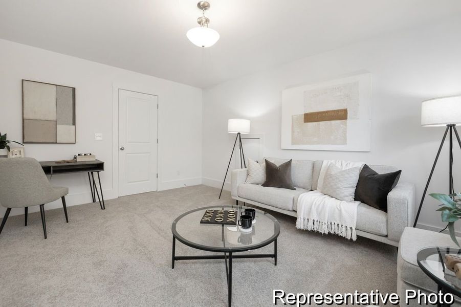 Furnished interior view inside a new home in Stonebridge Fairways, Monroe (Image 21).