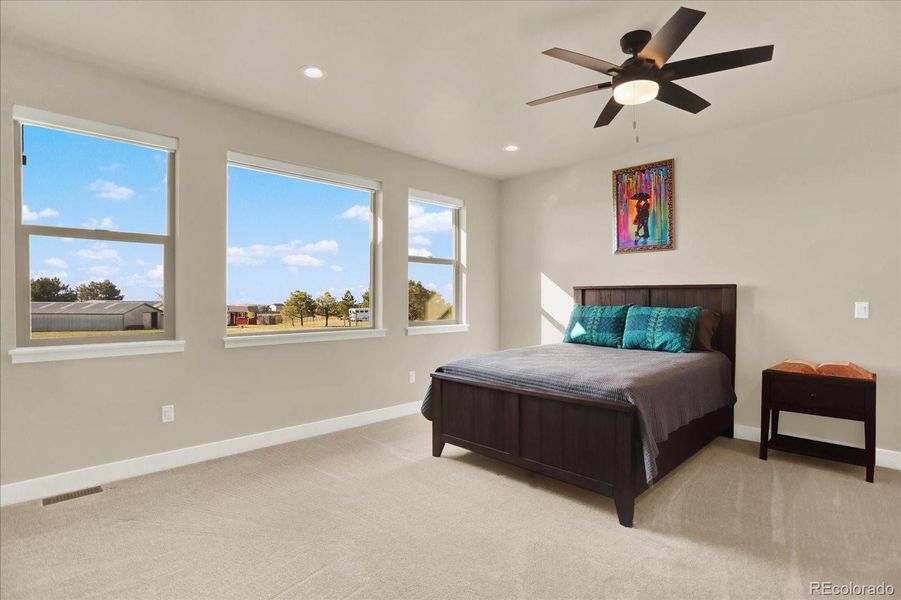 Furnished interior view inside a new home in , Colorado Springs (Image 33).