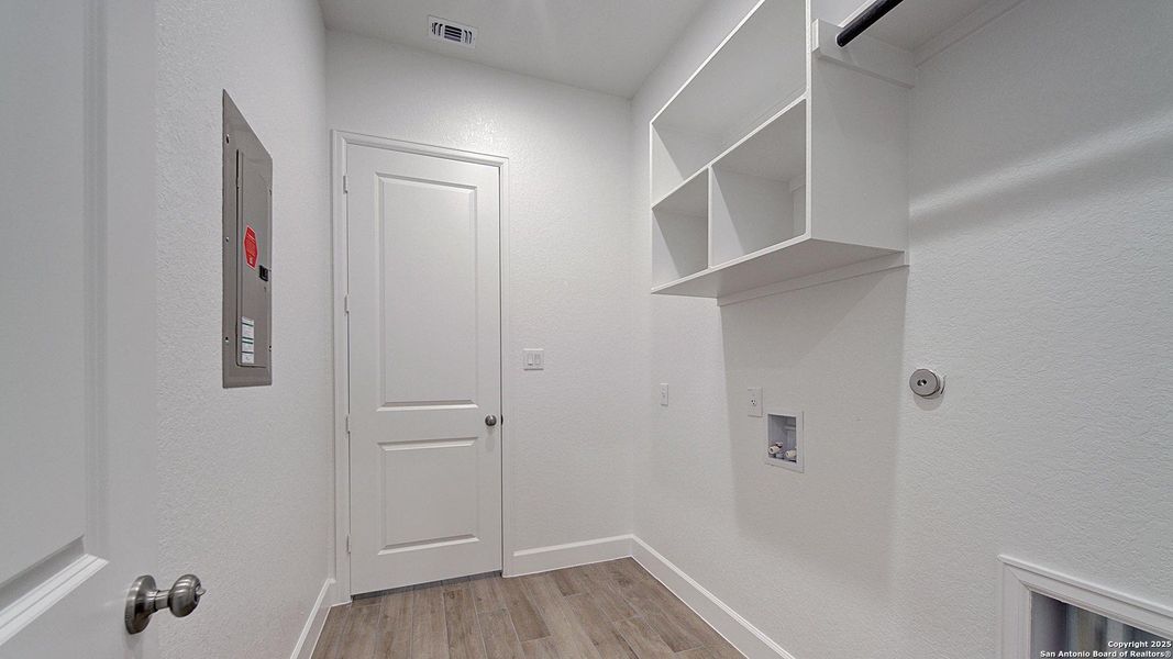 Furnished interior view inside a new home in Alsatian Oaks 50', Castroville (Image 24).