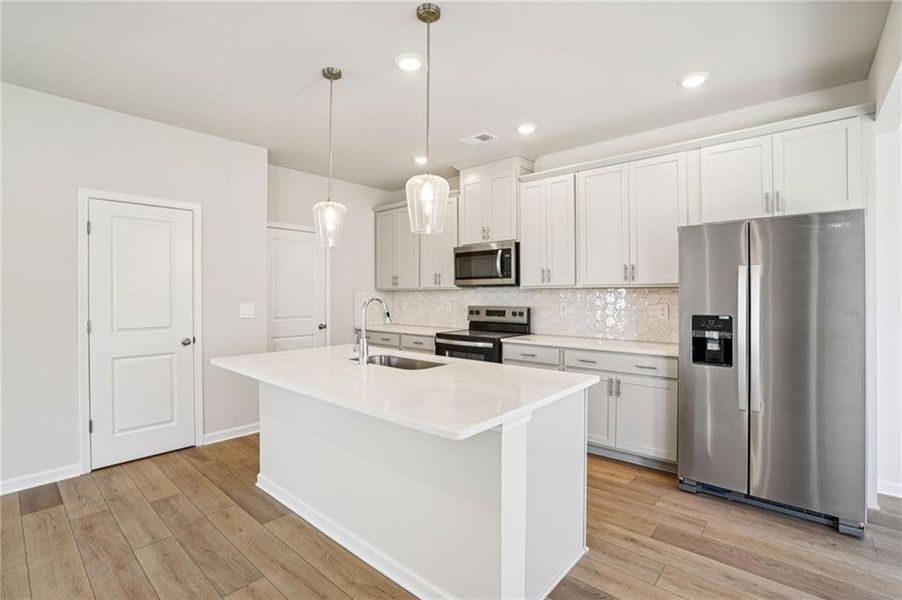 Furnished interior view inside a new home in Hawthorne Station, College Park (Image 6).