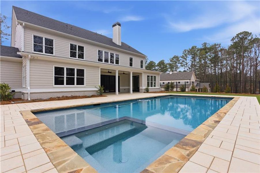 Exterior details and patio area of a home in , Marietta (Image 28).