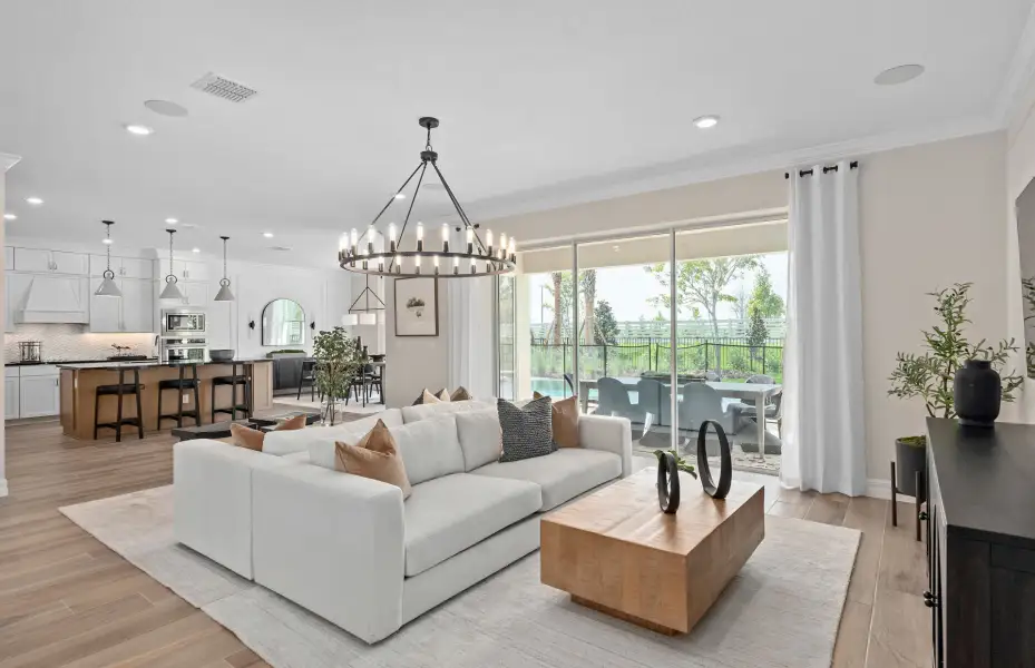 Representative furnished interior of a home built from the Scarlett by Pulte Homes in Waypointe, Port Orange (Image 17).
