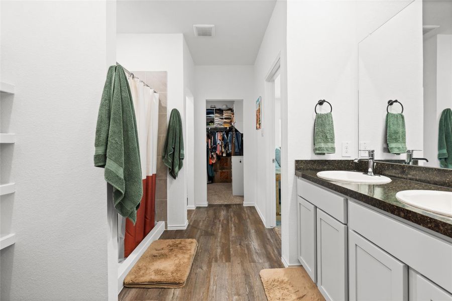 Furnished interior view inside a new home in , Willis (Image 13).