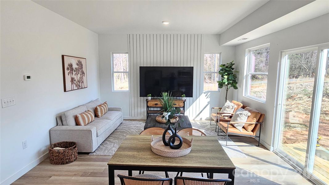 Furnished interior view inside a new home in , Hickory (Image 13).