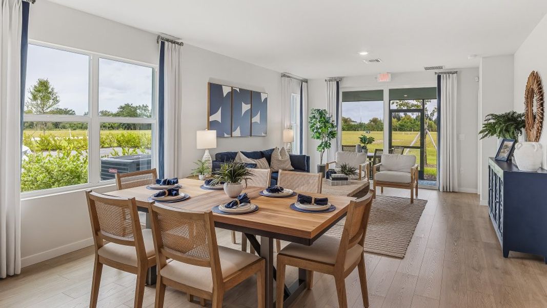 Furnished interior view inside a new home in Sea Cove, Punta Gorda (Image 6).