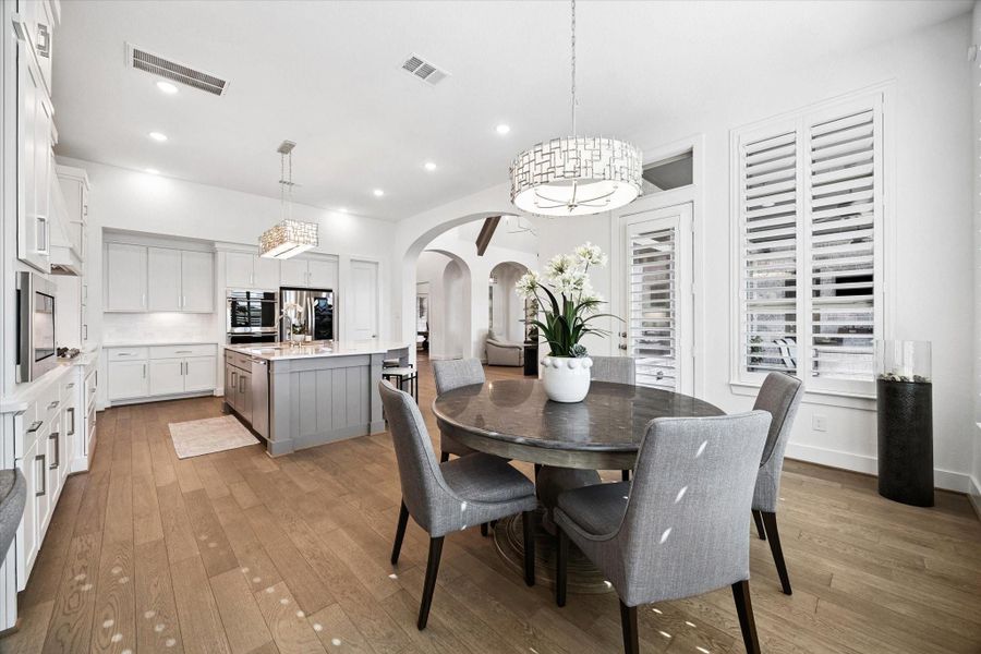 Furnished interior view inside a new home in Elyson, Katy (Image 32).