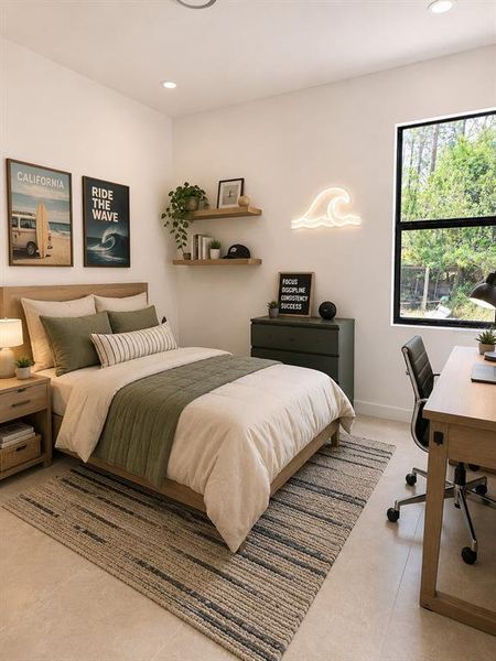 Furnished interior view inside a new home in , Lehigh Acres (Image 10).