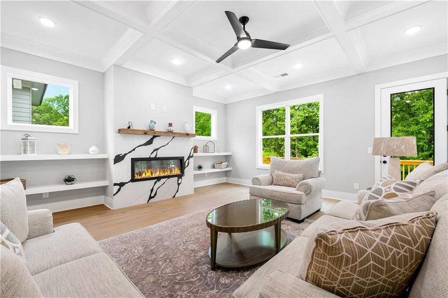 Furnished interior view inside a new home in , Brookhaven (Image 17).