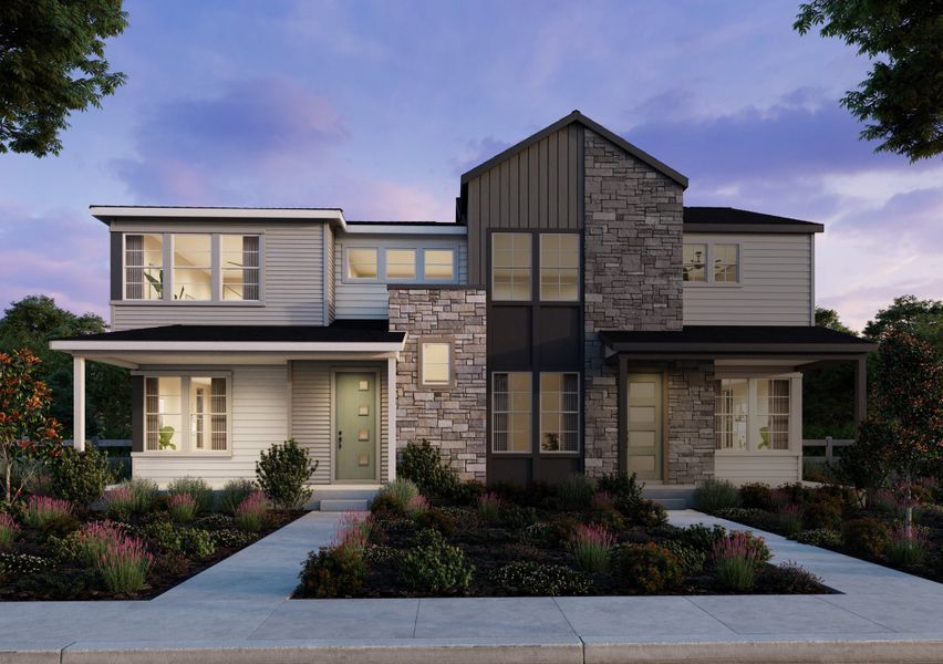 Representative exterior photo of a completed home built from the 2 by Trumark Homes in Trumark Homes at Sterling Ranch, Littleton, CO (Image 10).