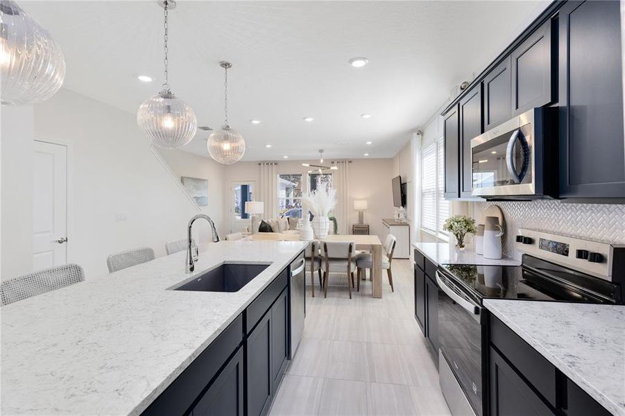 Furnished interior view inside a new home in The Cove at Nona Sound, Orlando (Image 10).