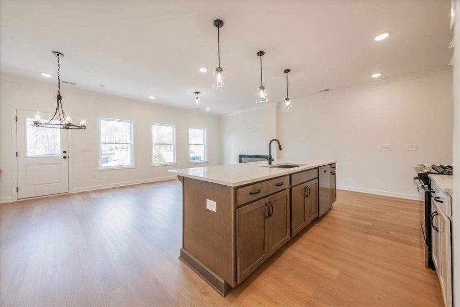 Furnished interior view inside a new home in Cherokee Township, Acworth (Image 16).
