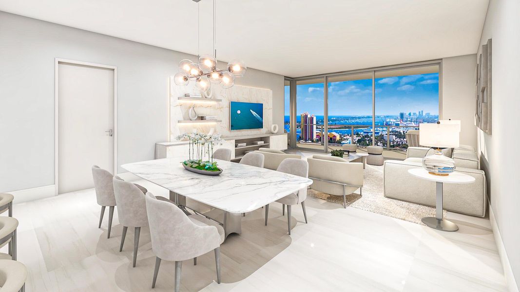 Furnished interior view inside a new home in , Lake Park (Image 13).