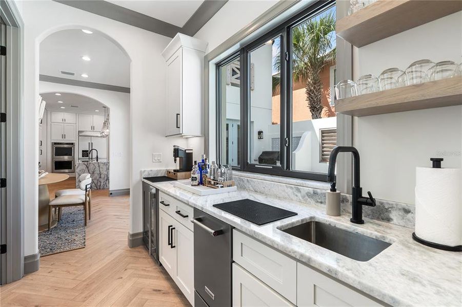 Furnished interior view inside a new home in , Palm Coast (Image 76).