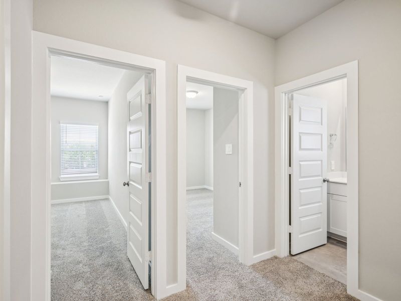 Spacious, unfurnished interior of a new home in Pinewood Trails - City Series, Atascocita (Image 13).