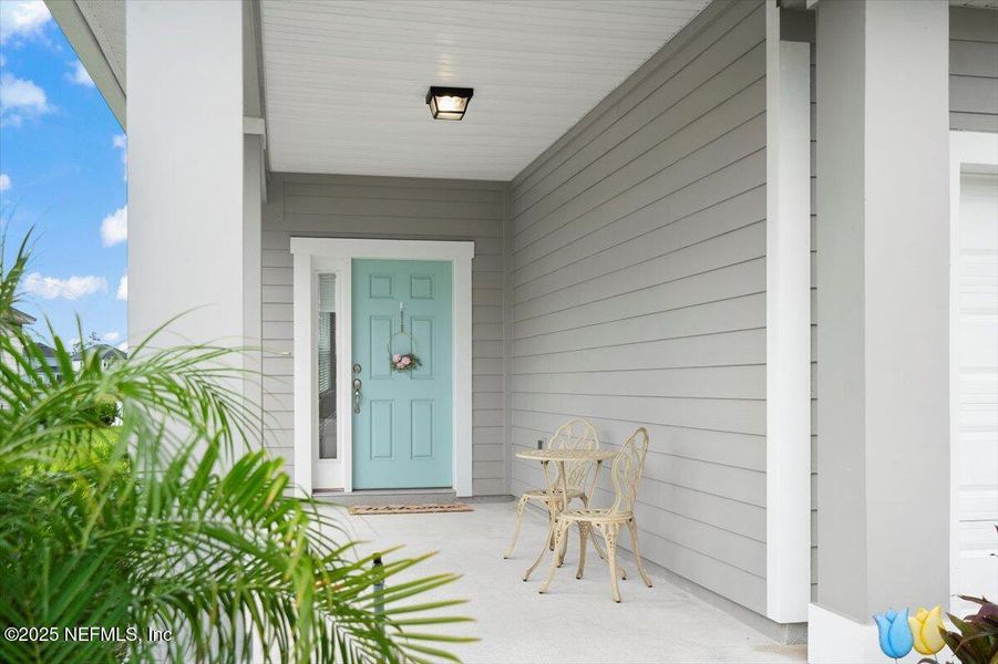 Front exterior of a new home in , St. Augustine, FL, highlighting curb appeal (Image 19).