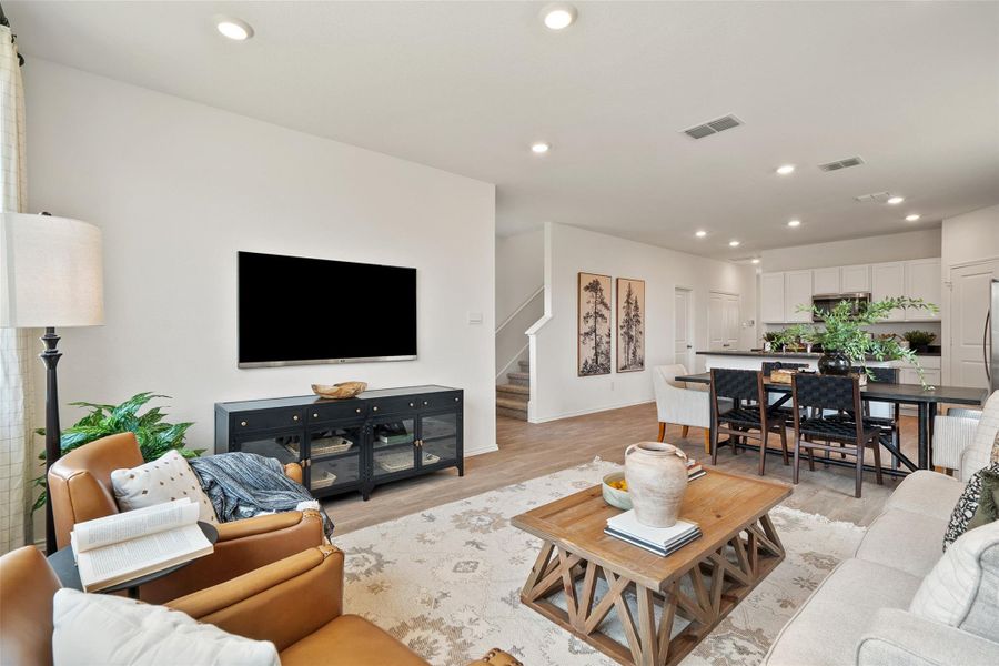 Furnished interior view inside a new home in Valverde, Bastrop (Image 6).