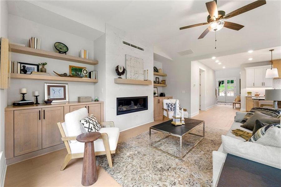 Furnished interior view inside a new home in , Canton (Image 28).