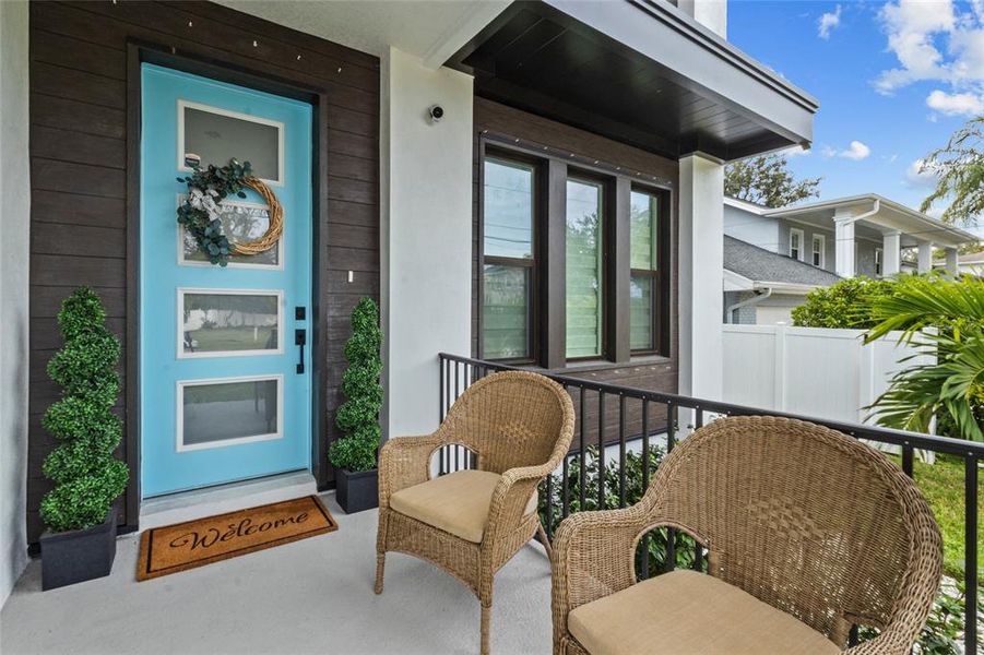 Exterior details and patio area of a home in , Tampa (Image 29). Exterior details and patio area of a home in , Tampa (Image 29).