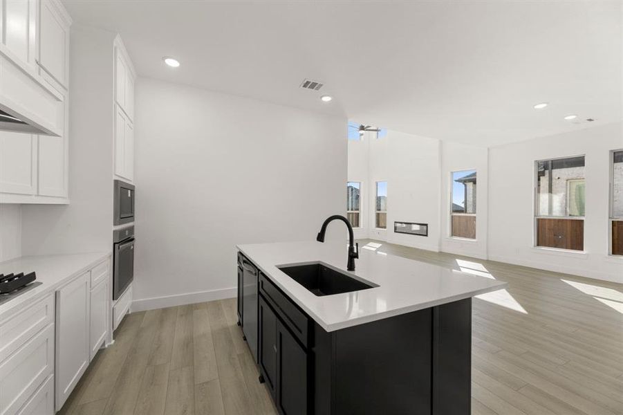 Furnished interior view inside a new home in The Villages of Hurricane Creek, Anna (Image 11).