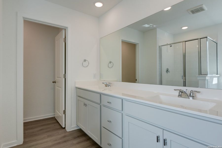 Furnished interior view inside a new home in Hennersby Hollow, San Antonio (Image 6).