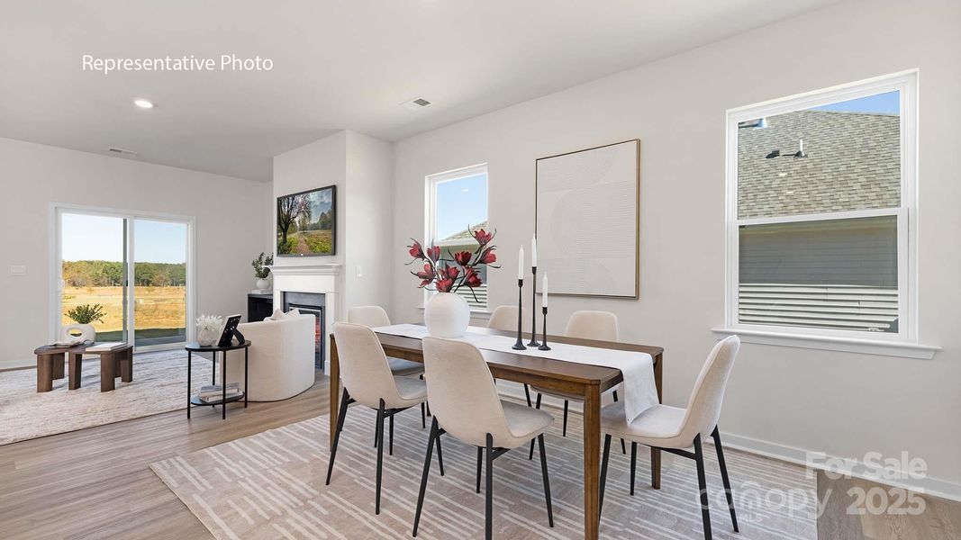 Furnished interior view inside a new home in Clark Creek Landing, Lincolnton (Image 6).