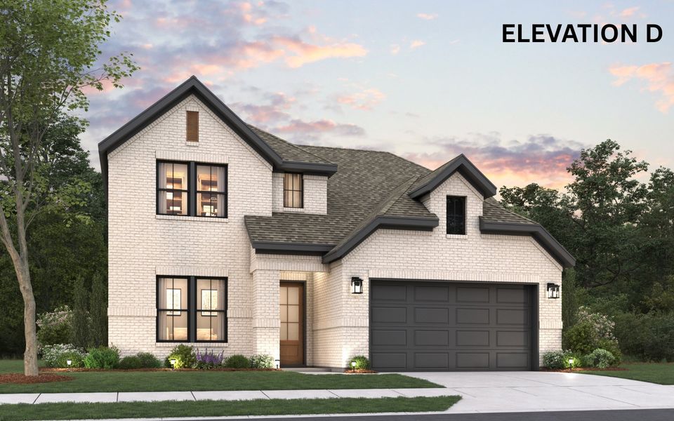 Representative exterior photo of a completed home built from the Madison by Cambridge Homes in Ribbonwood, Aubrey, TX (Image 19). Representative exterior photo of a completed home built from the Madison by Cambridge Homes in Ribbonwood, Aubrey, TX (Image 19).