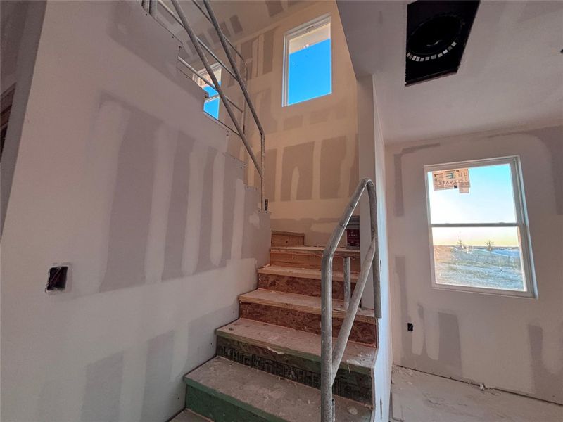 In-progress construction of a new home in The Colony 45s, Bastrop, TX (Image 18).