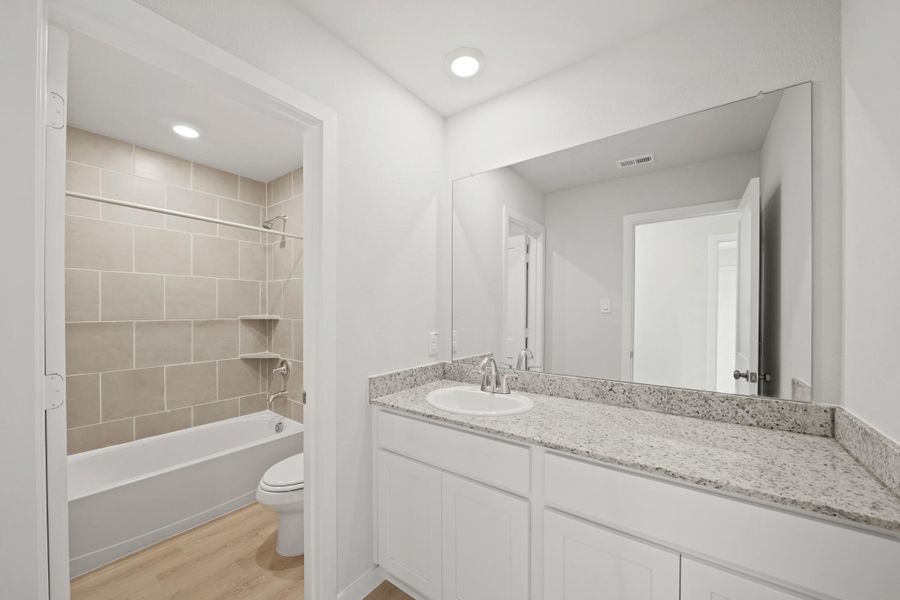 Furnished interior view inside a new home in Riverwood Ranch, Angleton (Image 7).