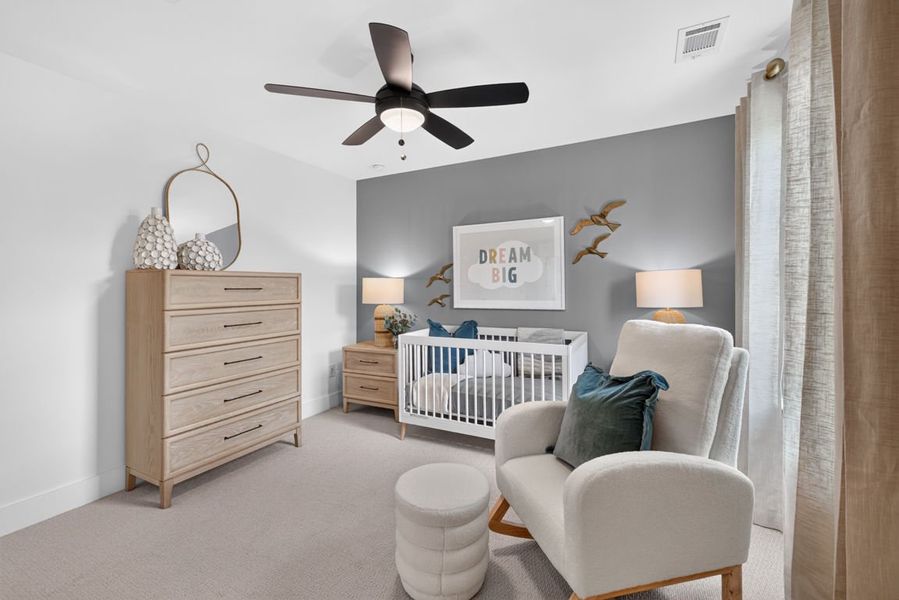 Representative furnished interior of a home built from the Wynfield by Pulte Homes in Bleckley Station, Ball Ground (Image 35).
