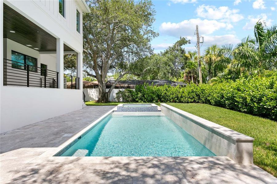 Exterior details and patio area of a home in , Tampa (Image 37). Exterior details and patio area of a home in , Tampa (Image 37).