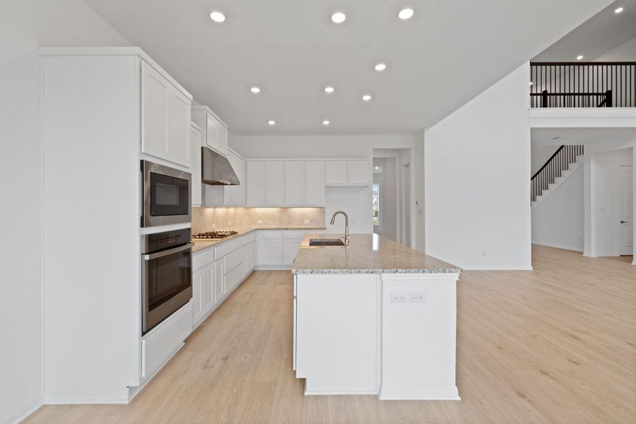 Furnished interior view inside a new home in , Leander (Image 10).