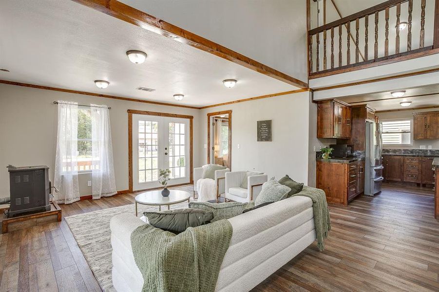 Furnished interior view inside a new home in , Itasca (Image 7). Furnished interior view inside a new home in , Itasca (Image 7).