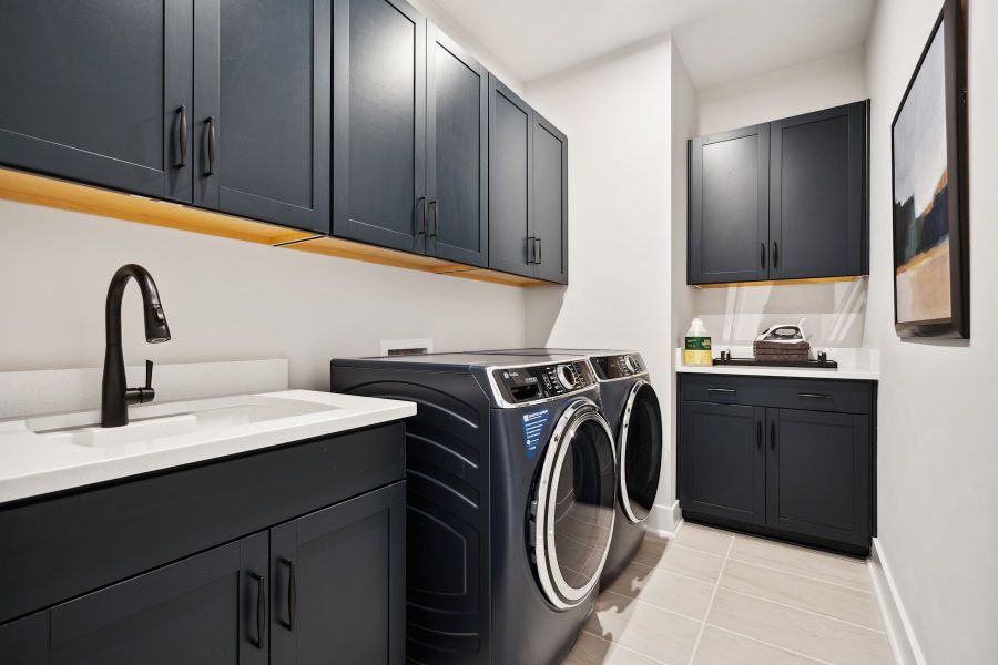 Representative furnished interior of a home built from the Torrence by Tri Pointe Homes in Seven Oaks, Belmont (Image 26).